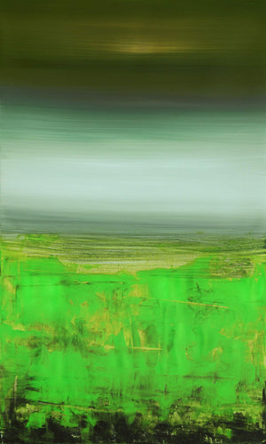 Green Harmony 24”x40” - Paresh Nrshinga Abstract Art geometric-abstract-art-for-sale-
