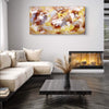 Colorful Abstract Landscape | Large Canvas Art for Modern Living Room