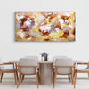 Earthy Abstract Art | Flamingo Flight 36x72"
A large abstract landscape painting in warm, earthy tones featuring a dynamic blend of browns, yellows, and white brushstrokes, creating a captivating and vibrant artwork suitable for contemporary home or office decor.