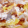 Vibrant Abstract Art | Fiery Landscape Painting in Browns, Golds, and Whites