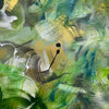 Vibrant Abstract Landscape | Earthy Emerald Symphony