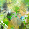 Vibrant Abstract Landscape | Emerald Symphony 24x80"