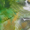 Green Artwork | Emerald Symphony 24x80"
A vibrant abstract landscape painting featuring swirling brushstrokes in earthy tones of green, yellow, and grey. The large canvas showcases the artist's bold, expressive style and use of color.