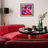 Vibrant Abstract Art Print in Earthy Tones