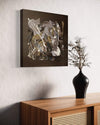 Vibrant Abstract Art on Canvas - Swept In A Moment I 20x20"