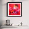"Awakening II" Signed Edition Art Print - Paresh Nrshinga Abstract Art, abstract art prints for living room, red abstract art print