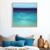 Tranquil Seascape | Abstract Painting of Serene Ocean Waves