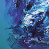 Abstract blue and purple artwork