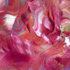 Vibrant Abstract Art | Swirling Pink and Orange Brushstrokes
