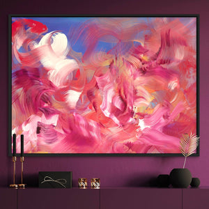 Vibrant Abstract Art | Colorful Brushstrokes 28x38"