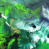 Original Abstract Art | Birds Of Paradise 100x100cm

This captivating abstract square artwork features a vibrant explosion of earthy colors, predominantly in shades of green and black. The dynamic brushstrokes and fluid textures create a sense of movement and energy, evoking the spirit of birds in flight. This large, original canvas painting is a striking example of modern British art by the talented artist Paresh Nrshinga.
