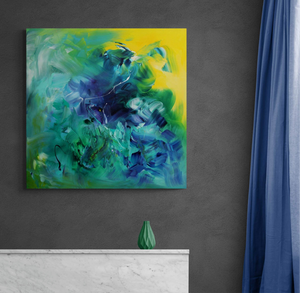Vibrant Abstract Artwork | 100x100cm Canvas