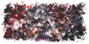 Vibrant abstract artwork with bold brushstrokes and earthy tones. Layers of rich reds, deep blacks, and muted grays create a striking, modern composition. Expansive, textured canvas captures the dynamic energy of the abstract design.