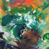 A Touch of Paradise | Vibrant Abstract Artwork
This vivid, multi-colored abstract painting features a striking blend of greens, oranges, and whites that create a sense of lush, tropical foliage. The dynamic brushstrokes and bold, earthy color palette evoke a feeling of natural harmony and serenity.