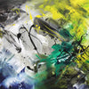 Large Abstract Painting | Vibrant Colors and Shapes | Chasing The Sunshine