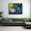 Vibrant Abstract Landscape Painting | Striking Earthy Tones and Textures in Large Canvas Art
