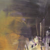 Large Abstract Painting | Vibrant Expressionist Artwork
This large abstract landscape painting features a dynamic composition with bold brushstrokes and a vibrant color palette of earthy browns, yellows, and purples. The artwork has an expressive, energetic style that creates a captivating visual experience.