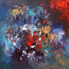 Vibrant Abstract Art Painting | Colorful Brushstrokes and Expressive Textures