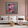 Vibrant Abstract Artwork | Colorful 36x36" Painting for Stylish Home Decor