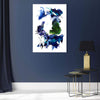 Vibrant Abstract Art | Bold Colors, Expressive Painting 28x40"