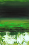 minimalist wall art, modern art, large abstract paintings, buy large art, abstract art for living room, office art, Emerald Harmony 26”x40” - Paresh Nrshinga Abstract Art