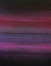 Vibrant Abstract Landscape | Serene Sunset Over Winter Lake