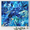 Abstract Seascape | Captivating Blue Waters 26x28" Canvas Art