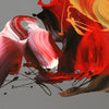 Vibrant Abstract Art | Fiery Symphony III 36x36"