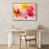 Vibrant Abstract Floral | Peaches and Lemons 28x38" Canvas Art original-abstract-art-uk-
