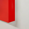Large red abstract canvas art