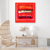 Vibrant Abstract Artwork | Red and Yellow Geometric Canvas Art | Paresh Nrshinga Abstract Art