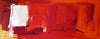 Vibrant Red Abstract Landscape | Fiery Brushstrokes of Color | Captivating Modern Art for Home or Office