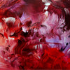 Vibrant Red Abstract Art | Bold, Earthy Colors in Expressive Brushstrokes on Canvas