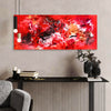 Vibrant Red Abstract Art | Quiet Flame I