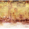 "Earthy Dream" Signed Edition Art Print - Abstract artwork featuring textured, earthy tones and shapes on a canvas
