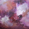 Vibrant Abstract Art | Vivid Purple and Red Brushstrokes on Canvas