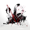 "Interpretation" Signed Edition Abstract Art Print
Striking abstract artwork featuring bold black, red, and pink brush strokes against a white background, creating a dynamic and expressive visual composition.