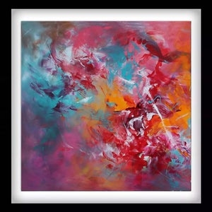 Vibrant Abstract Painting - Colorful Original Artwork