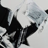Black and White Abstract Artwork | Expressive Monochrome Painting