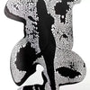 Black and White Expressive Silhouette | Transformation - Abstract Art Painting