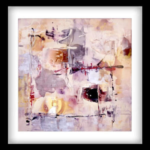 Vibrant abstract artwork "Mystical Dream" - Signed edition art print featuring colorful brushstrokes, abstract shapes, and a dreamlike atmosphere.