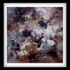 "Captivating Abstract Art" - Earthy tones of brown, black, and white create a dynamic and vibrant abstract painting, showcasing the artist's skillful use of bold brushstrokes and blended colors.