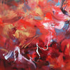 Large Abstract Painting | Vibrant Summer Bloom | Original Canvas Art