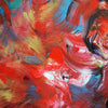 Bold Vibrant Abstract | Captivating Swirls of Red, Blue, and Yellow