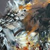Vibrant Abstract Painting | Bold Brushstrokes and Dynamic Colors