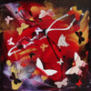 Abstract Butterflies - Vibrant Artistic Painting with Colorful Butterflies