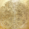 Textured Abstract Art | Sunrise I 40x40"
A large, square abstract painting featuring a striking golden, circular pattern against a textured, light-colored background. The intricate, swirling design creates a visually captivating and harmonious composition.