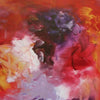 Vibrant Abstract Landscape | Fiery Hues and Ethereal Brushstrokes | Original Canvas Art