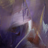 Colorful abstract landscape painting titled "Dusk Till Dawn I"