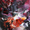 Vibrant Abstract Landscape | Colorful Artistic Brushstrokes on Canvas